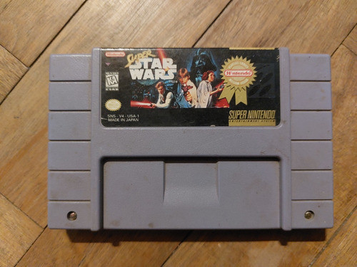 Snes Juego Super Star Wars Original Super Nintendo Americano 0