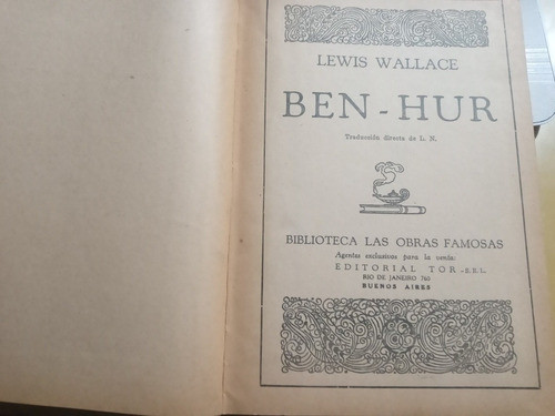 Lewis Wallace - Ben Hur - Biblioteca Las Obras Famosas 1