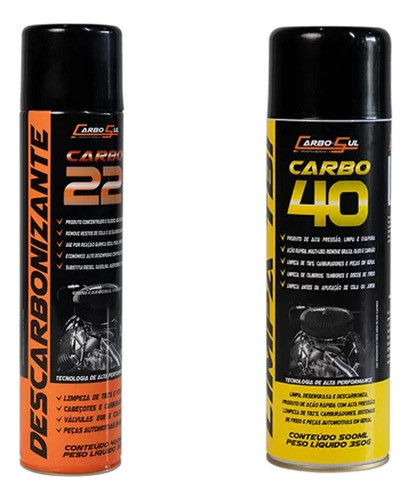 Kit Descarbonizante Tbi Carbo 22 Carbo 40 400ml Carbosul 0