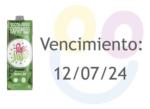 Jugo Pura Frutta   Kiwi Y Manzana  1 Lt Pack X 8 U. Sin Tacc 1