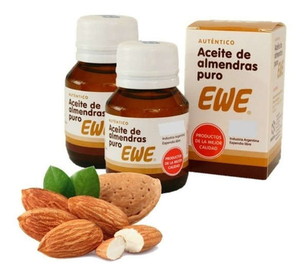 Ewe Aceite De Almendras 100% Puro X 30 Ml 1