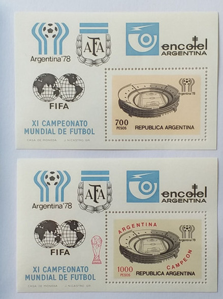 Argentina 78. Hb 18 Y 19. Mint 0 Argentina 78. Hb 18 Y 19. Mint 0