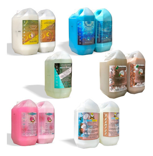 1 Shampoo Y 1 Acondicionador X 5 Litros Alquimia (2 Bidones) 0