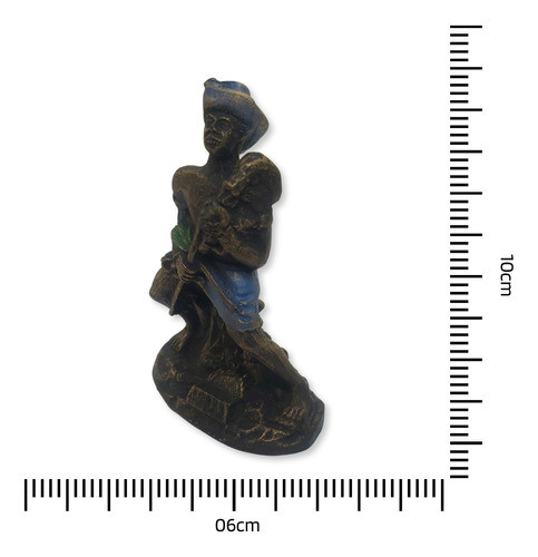 Imagem Orixá Resina Logun Edé 10cm 1