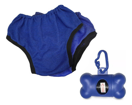 Kit Bombacha Incontinencia Razas Grandes + Porta Bolsa 0