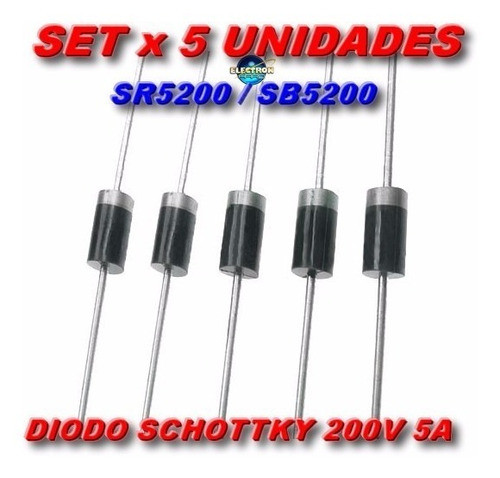 Kit X5 Schotty Sb5200 = Sr5200 = Mbr5200 5200vp 5200vpg 1
