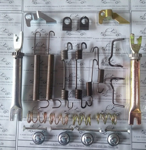 Kit Regulador Freio E Molas Sapata  Meriva Zafira Montana 1