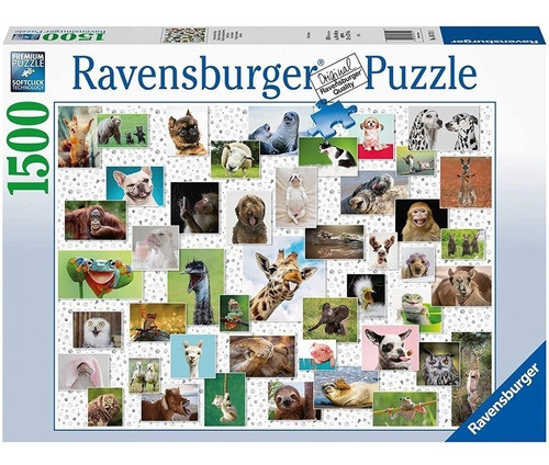 Ravensburger Puzzle 1500 Collage De Animales Supertoys 0