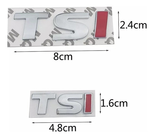 Emblema Insignia Tsi Para Volkswagen Dos Tamaños A Elección 1