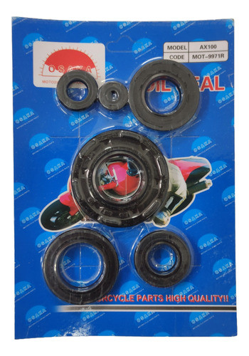 Juego Retenes De Valvula Motor Suzuki Ax100 6 Piezas Osaka 1
