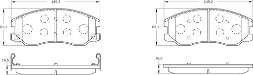 Pastillas De Freno Delantera Chevrolet Captiva 2.4 16v 1