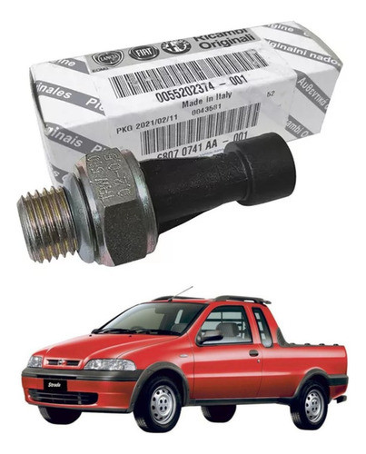 Bulbo Presión De Aceite Fiat Strada Nafta Original 0