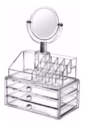 Organizador Acrilico Cosmeticos 3 Cajones + Espejo Oferton ! 0