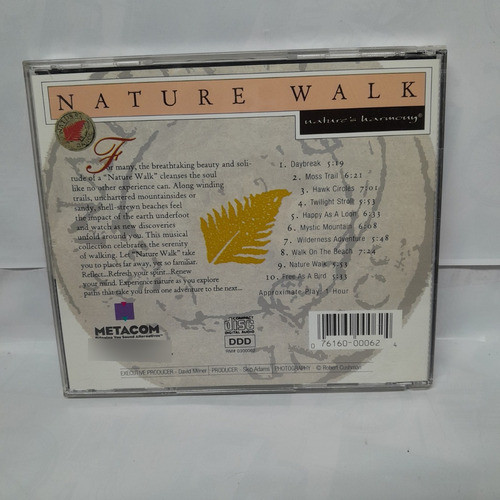 Cd Nature Walk Nature Harmony    01 1