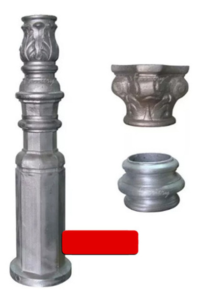 Accesorios Columna 2,5´´ Para Galería - Pérgola 0