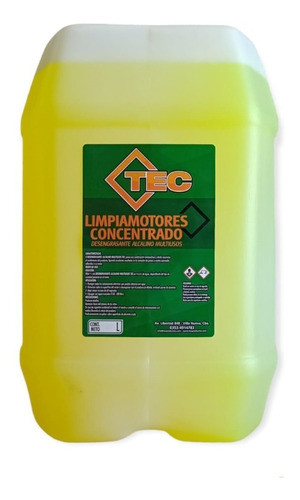 Limpia Motores Desengrasante Concentrado X 20 Lt Tec 0