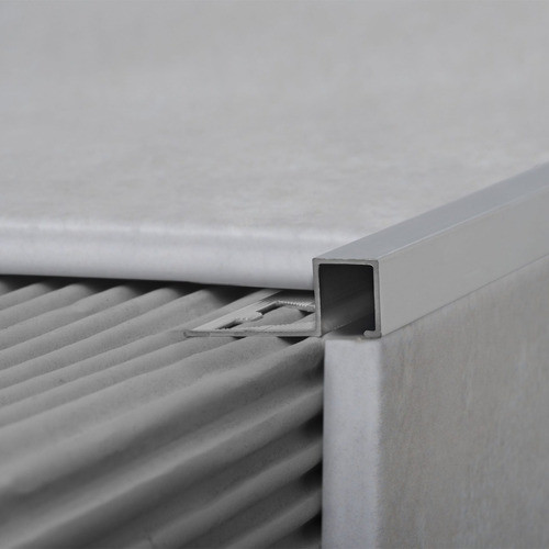 Guardacanto Quadra Aluminio Cromo Mate 3463 Atrim 1