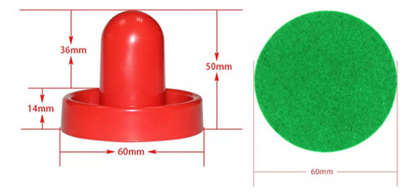 Familiar De Raquetes E Discos De Hóquei De Ar 1