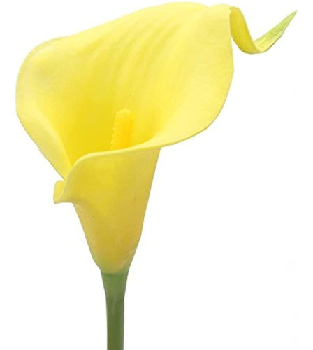 Duovlo 20pcs Calla Lily Ramo Nupcial De La Boda Lataex Real 1