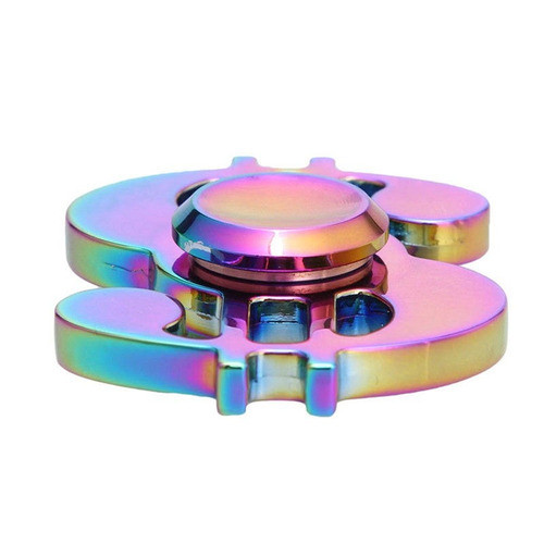 Arco Iris Edc Fidget Signo Mano Spinner Dedo Enfoque Tdah Au 1