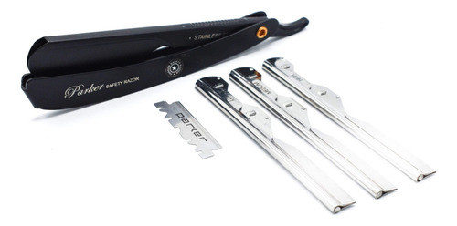 Navalhete De Barbear Parker Inox Ptabk 1