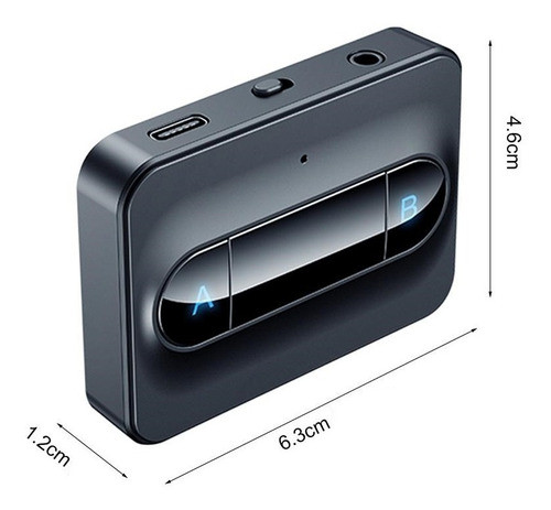 Transmissor Adaptador De Áudio Bluetooth P/ 2 Fones Ou Caixa 1