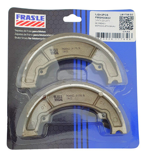 Zapatas De Freno Frasle Yamaha Ybr 125 Full Ed Z Spot Moto 0