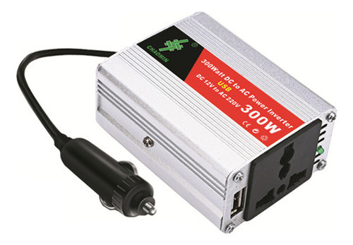 Inversor Automático Usb Portátil De 300w Dc12v.ac220v 0