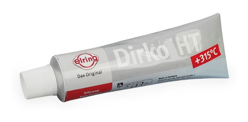 Silicone Alta Temperatura Para Motor Elring Dirko Grey Cinza 1