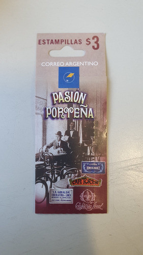 Filatelia Argentina - Carnet Pasion Porteña Año 1999 Cerrado 0