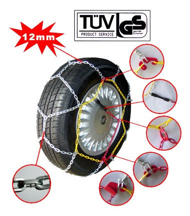 Cadenas Barro Y Nieve Para Auto Rodado 180/60-340 Iael Cd-40 1