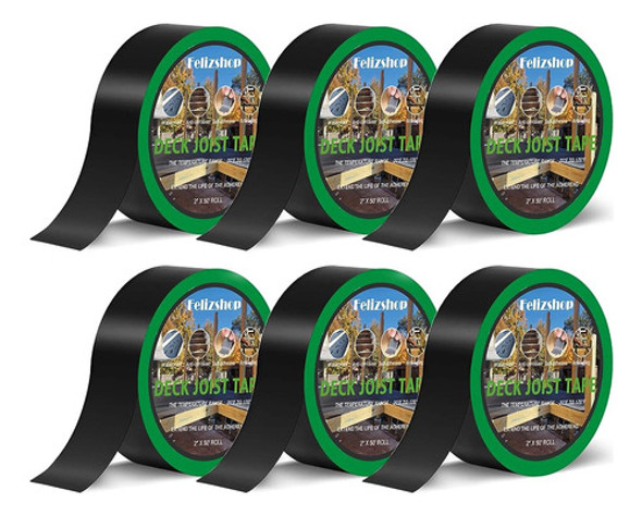 ~? Felizshop Deck Joist Tape Butyl Joist Tape 2'' X 50 Cinta 0