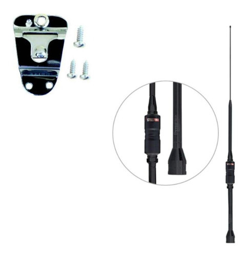 Antena Argentina Px Steelpar Black Mini 1,07cm Rp-2026 0