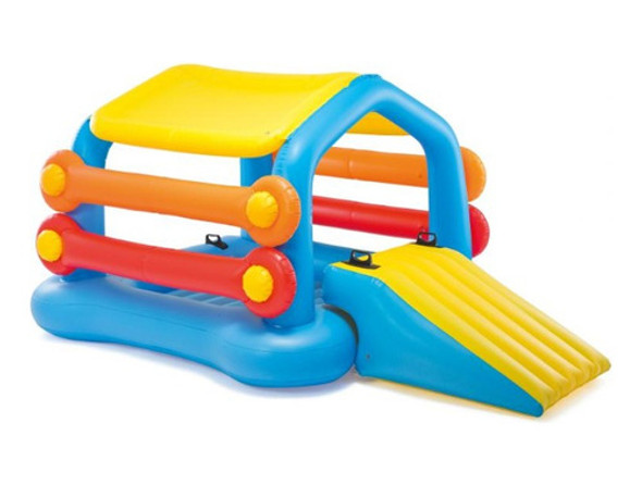 Isla Inflable Juego Intex Con Techo Y Tobogán 0