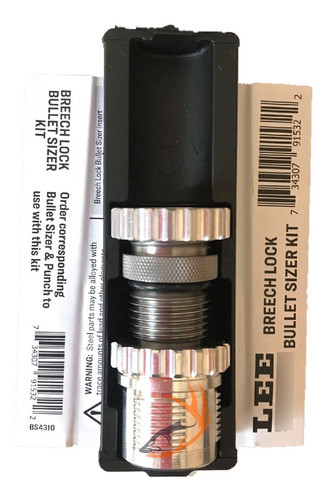 Lee Breech Lock Bullet Sizer Kit 91532 0