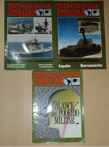 Lote 3 Revistas Tecnología Militar Leer Descripción 0