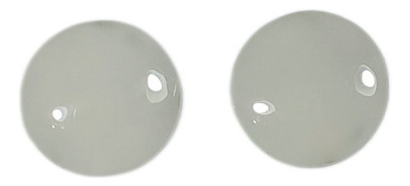 Onix Blanco Sin Ranura Lote X 2 Unidades Art  409 0