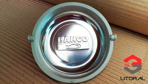 Plato Magnetico Bahco Redondo Para Taller Con Iman De 15 Cm 1