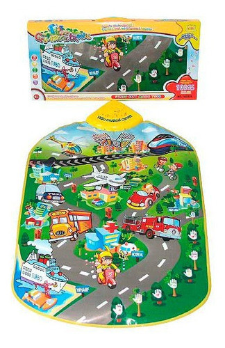 Alfombra Musical Infantil 80 X 55cmen Español 0