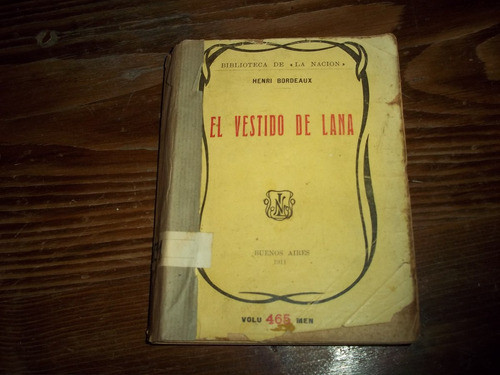 El Vestido De Lana - Henri Bordeaux - Volumen 465 0