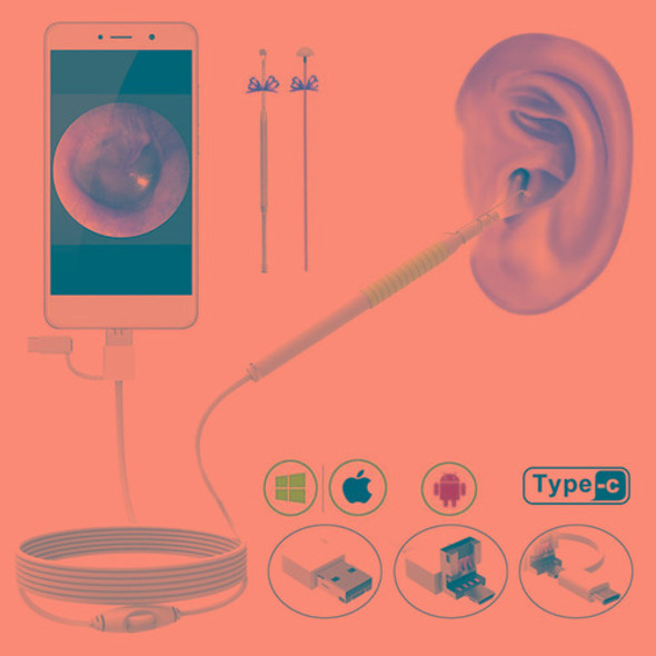 3 En 1 Limpieza Inspección Oído Otoscopio Con Cámara Visual 1