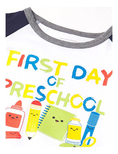 ~? The Children's Place Baby Toddler Boy Short Sleeve 'first 1