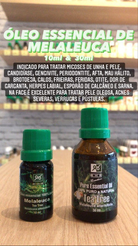Óleo Essencial De Melaleuca 100% Natural (10ml) - Rhr 1