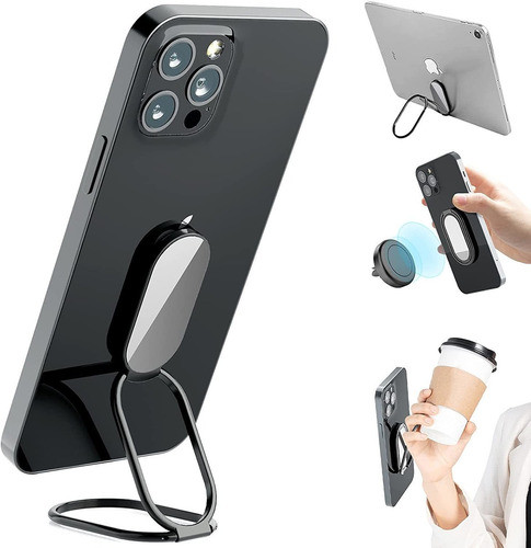Soporte De Celular, Anillo De Telefono Magnetico Plegable -b 0