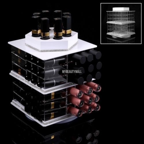 Spinning Lápiz Labial Labios Soporte Torre Exhibición De Acr 1