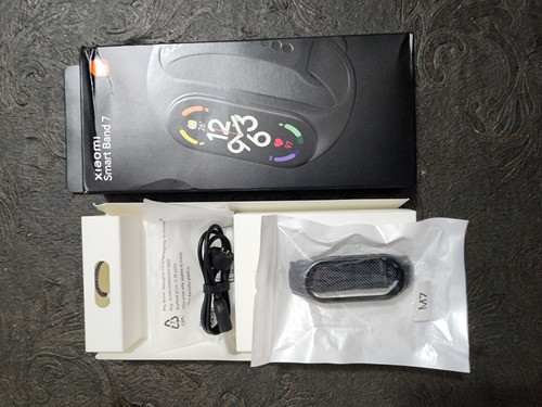 Caja, Cable, Manual Y Malla Metálica Xiaomi Band 7 Original 0