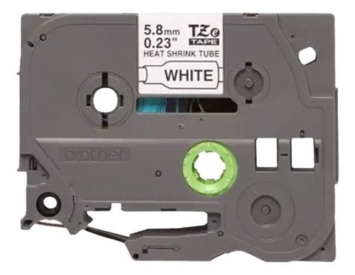 Tubo Termocontraible Brother Hse-211 Negro/blanco 5.8mm 0