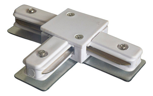 Acessório Para Iluminação Junção Branca 3 Trilhos Em T 0