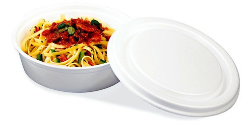 Plato Termico Con Tapa  Para Pastas/salsas X 100 U Expandido 0