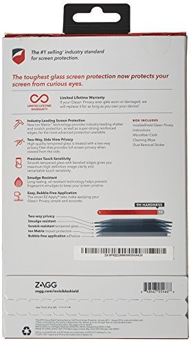 Zagg Invisibleshield Glass + Protector De Pantalla De Privac 1